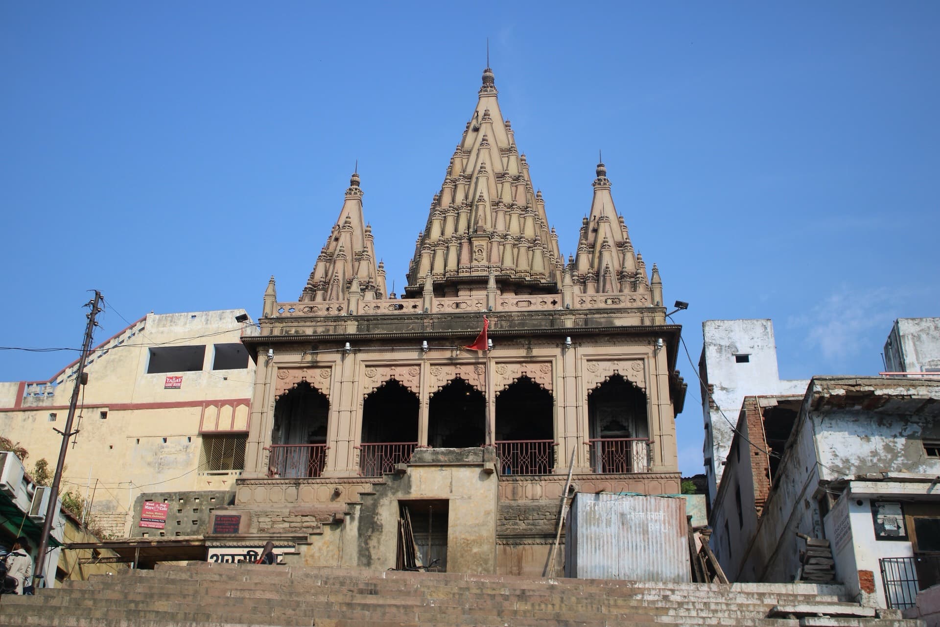 Temples in the lanes near Assi Ghat, Varanasi