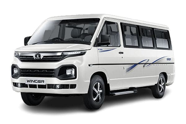 A Tata Winger nine seater van